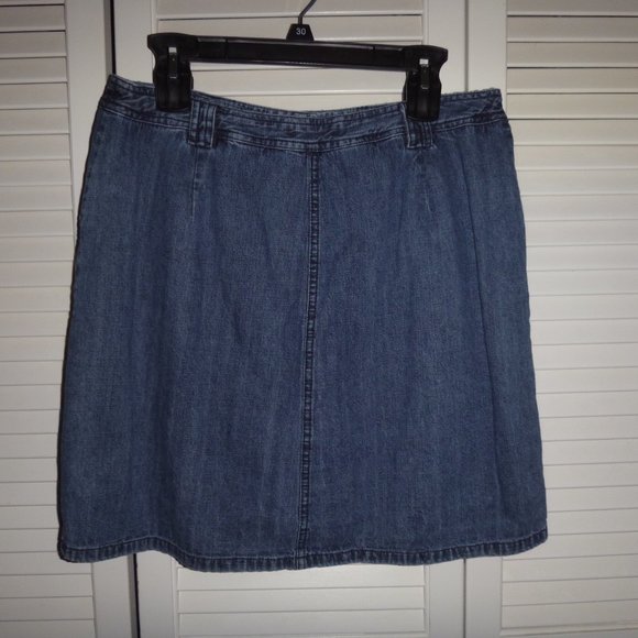 Kate Hill Blue Denim Skort - Picture 2 of 6